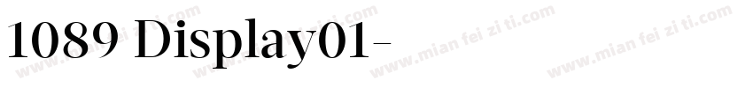 1089 Display01字体转换